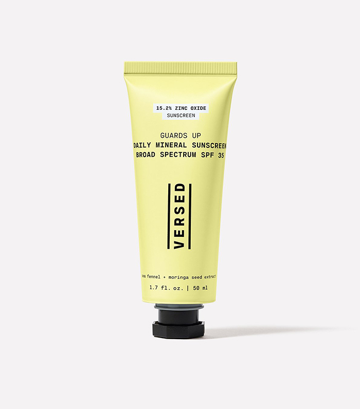 Versed + Guards Up Daily Mineral Sunscreen Broad Spectrum Spf 35