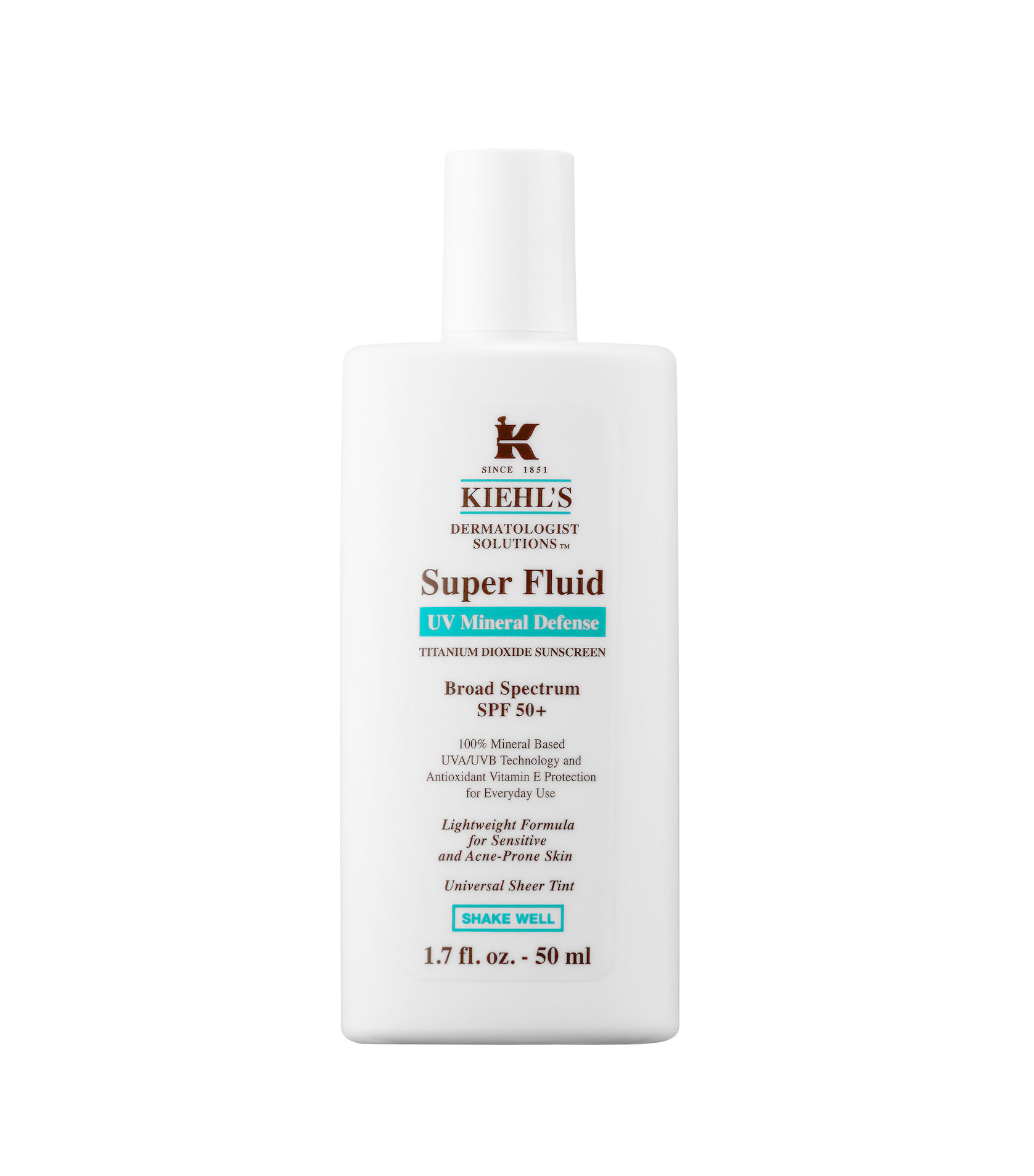 Kiehl's + Super Fluid UV Mineral Defense Titanium Dioxide Sunscreen Broad Spectrum SPF 50+