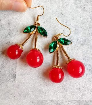 ASOS Marketplace + Cherry Earrings
