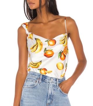 Song of Style + Lana Top in White Fruit