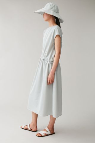 COS + Dress With Drawcord Waist