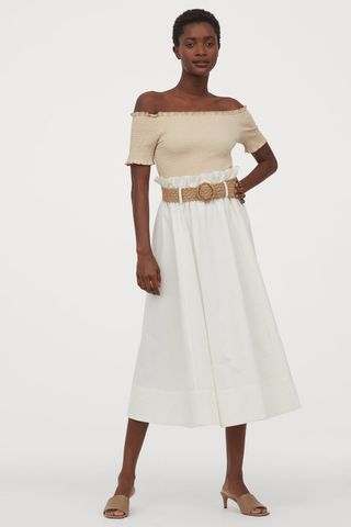 H&M + Belted Skirt
