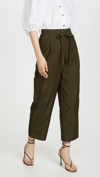 Jason Wu + Cropped Workwear Pants