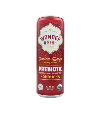 Wonder Drink + Prebiotic Kombucha, Tropical Mango (12 Count)