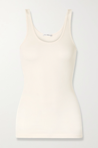 James Perse + The Daily Ribbed Stretch-Supima Cotton Tank