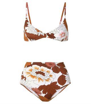 Dodo Bar Or + Printed triangle bikini