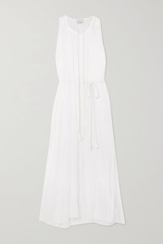 Miguelina + Calypso Tasseled Cotton-Crepon Dress