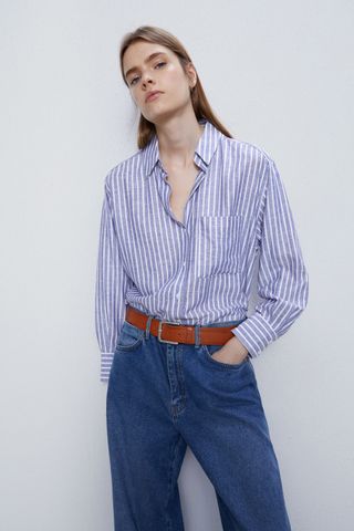 Zara + Rustic Striped Shirt