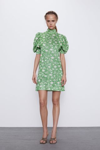 Zara + Jacquard Dress