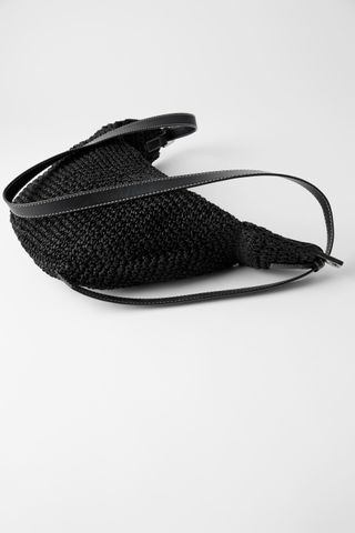 Zara + Woven Crossbody Belt Bag