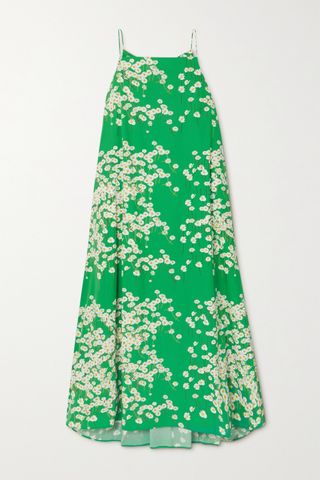 Bernadette + Audrey Floral-Print Stretch-Cotton Maxi Dress