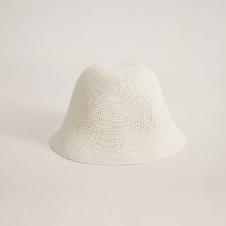 Mango + Straw Bucket Hat