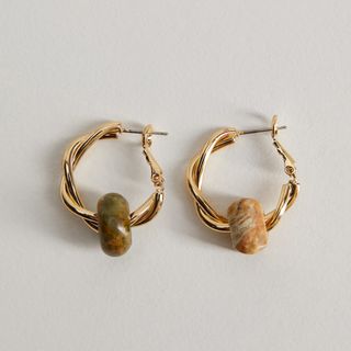 Mango + Combined Stones Earrings