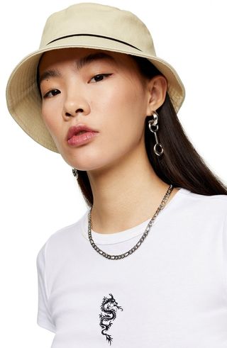 Topshop + Piped Bucket Hat