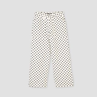 Who What Wear x Target + Polka Dot Mid-Rise Ankle Length Pants