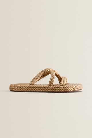Zara + Braided Yarn Sandals