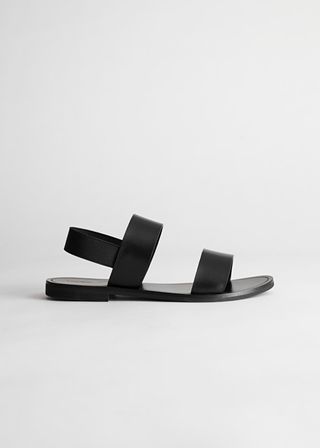 & Other Stories + Slingback Strappy Leather Sandals