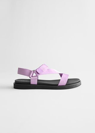 & Other Stories + Criss Cross Strap Sandals
