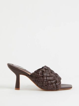 H&M + Leather Slip-On Sandals