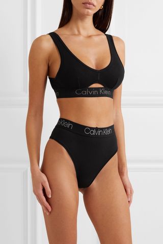 Calvin Klein Underwear + Set of Three Stretch-Cotton Jersey Thongs