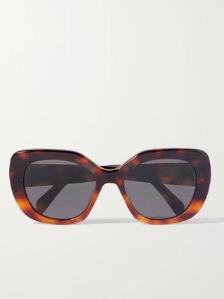 Celine Eyewear + Square-Frame Acetate Sunglasses