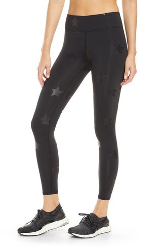 Terez + Foiled Star Print Leggings