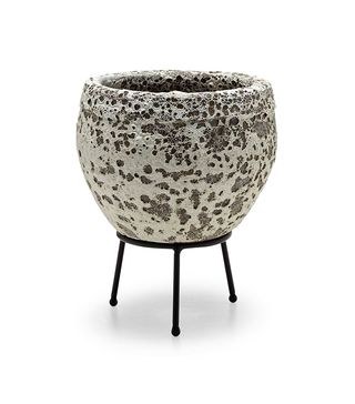 MoDRN + Industrial 2 Tone Traditional Outdoor Pot