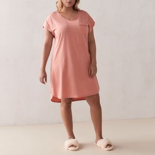 Addition Elle + Solid Short Sleeve Sleepshirt