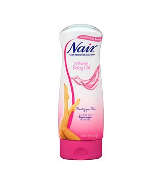 Nair + Hair Remover Lotion, Softening Baby Oil