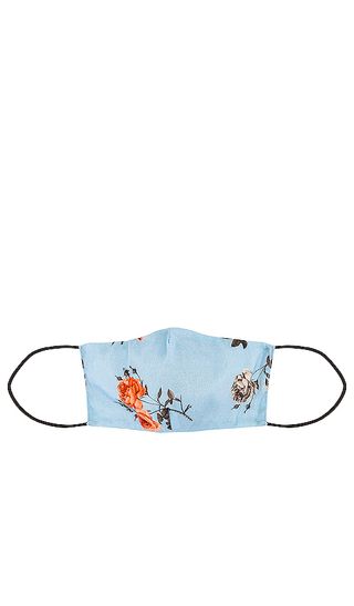 Lovers + Friends + Face Mask in Blue Floral