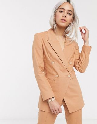 ASOS Design + Petite Ultimate Linen Suit Blazer