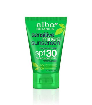 Alba Botanica + Sensitive Fragrance Free Mineral Sunscreen Lotion SPF 30