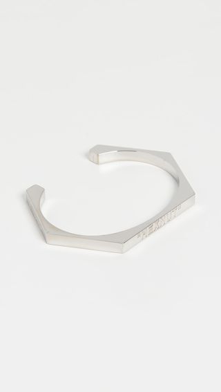 Off-White + Silver Bolt Bracelet