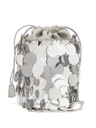 Paco Rabanne + Sparkle 1966 Small Sequinned Bucket Bag
