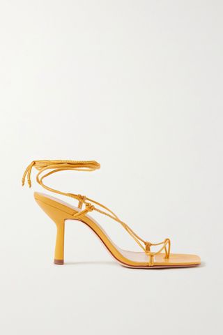 Porte & Paire + Knotted Leather Sandals
