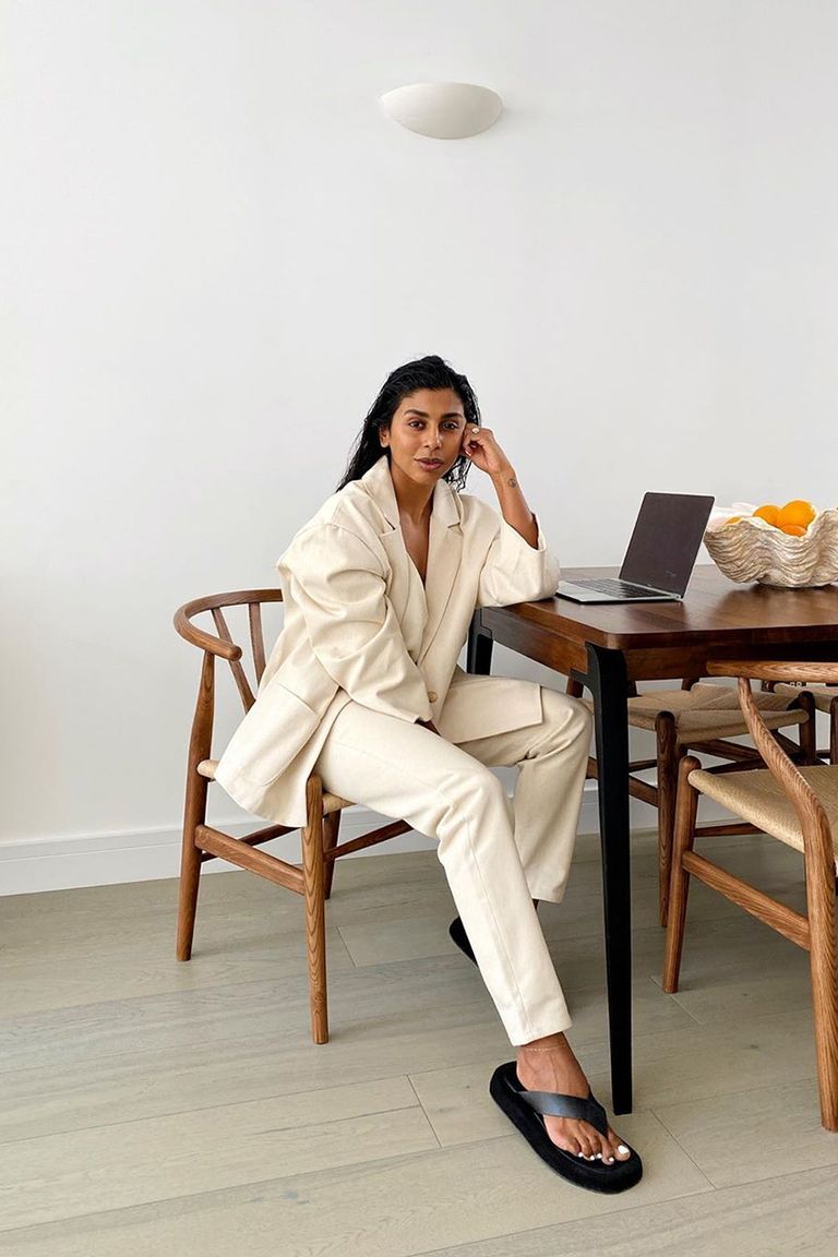 17 Outfits to Wear With Chunky Sandals Who What Wear