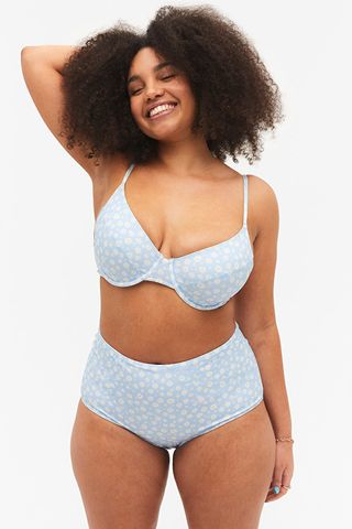 Monki + Daisy Print Underwire Bikini Bra