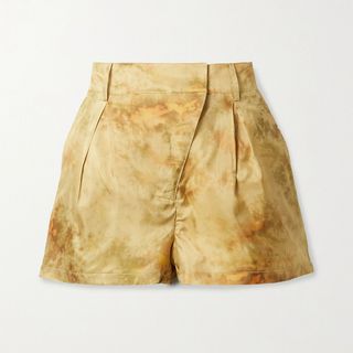 Andersson Bell + Sunny Tie-Dyed Crepe de Chine Shorts