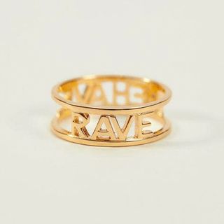 Rachel Jackson + Rave Behave Reversible Ring Gold
