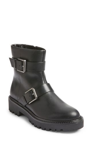 Nordstrom + MacOmbs Water Resistant Moto Boot