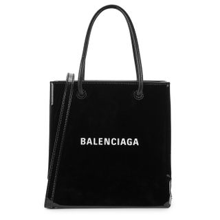Balenciaga + Shopping XXS Black Patent Leather Tote
