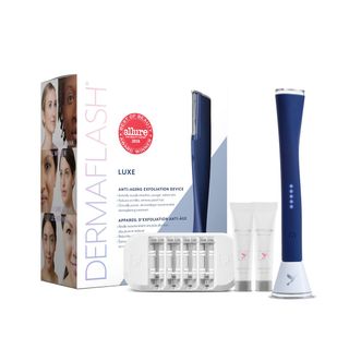 Dermaflash + Luxe Anti-Aging Exfoliating Device in Navy