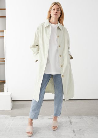 & Other Stories + Oversized Lightweight Trenchcoat