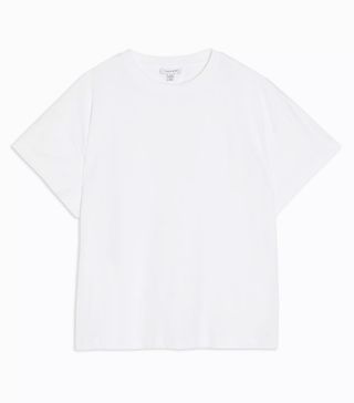 Topshop + White Premium Boxy T-Shirt