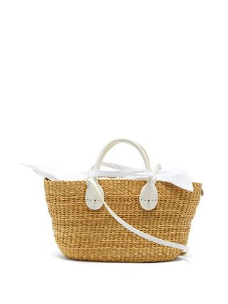 Muuñ + Bony Straw Basket Bag