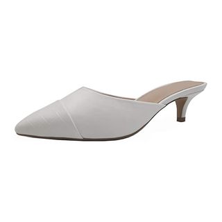 The Drop + Paulina Pointed Toe Two-Tone Mule