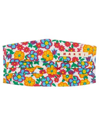 Marni + Floral-Print Face Covering