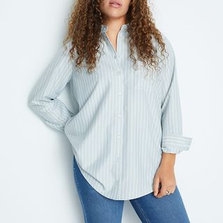 Violeta by Mango + Striped Shirt