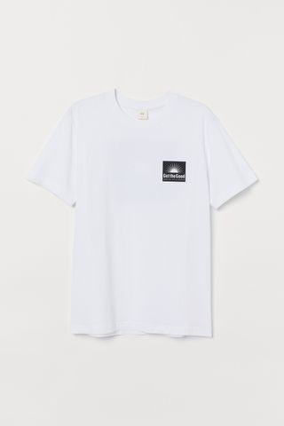H&M + T-Shirt With Printed Design