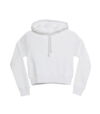 x Karla + The Crop Hoodie in White